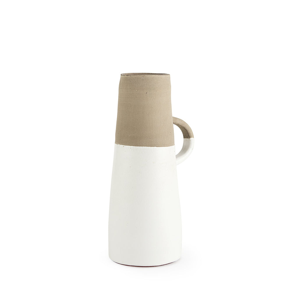 Mercana Garand 7.5" x 5.1" x 13.6" Ceramic Jug Vase