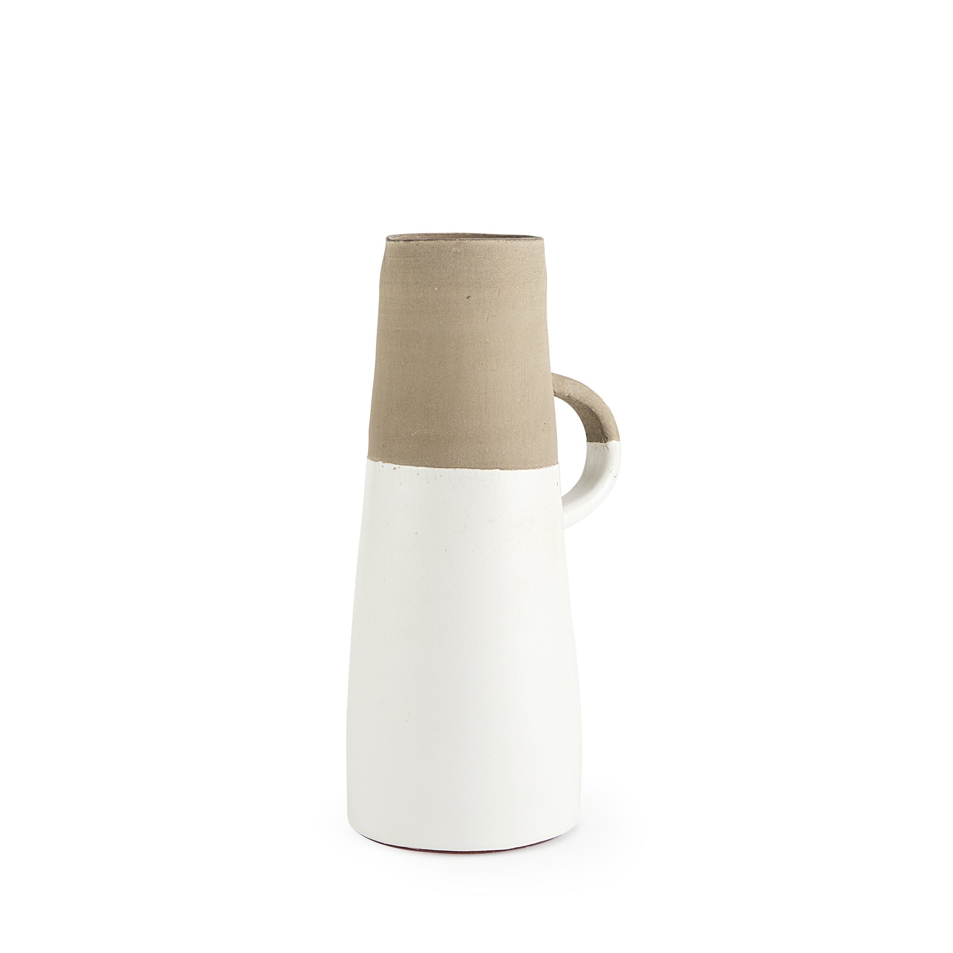 Mercana Garand 7.5" x 5.1" x 13.6" Ceramic Jug Vase
