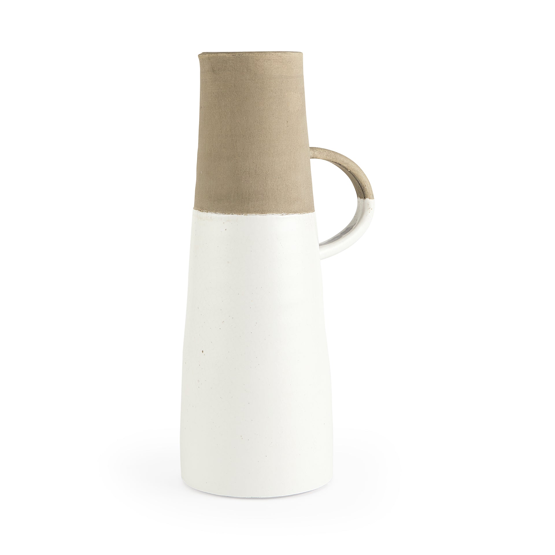 Mercana Garand 7.9" x 6.1" x 16.5" Ceramic Jug Vase