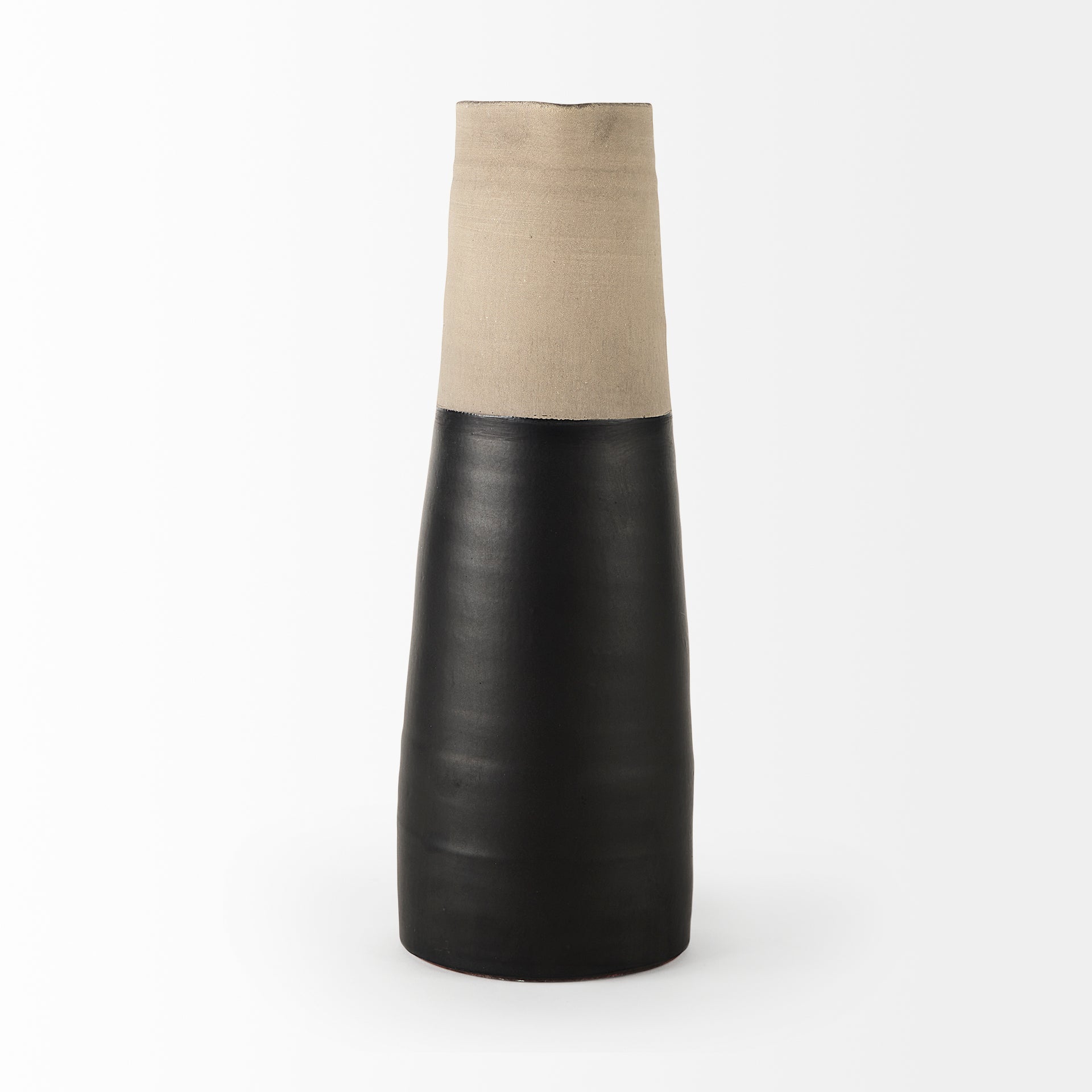 Mercana Garand 7" x 6" x 16" Ceramic Jug Vase