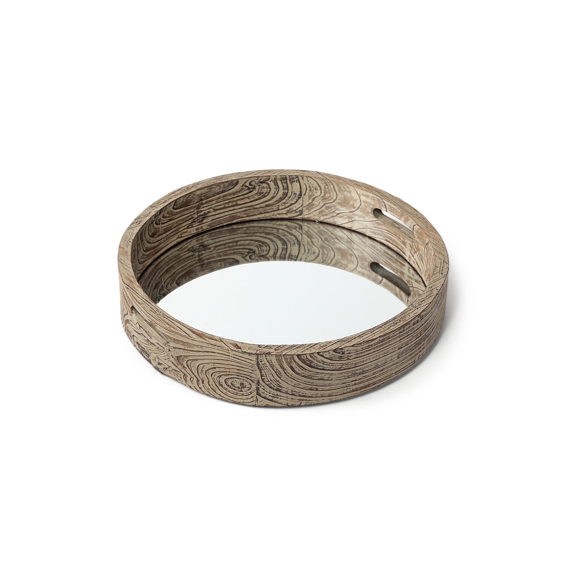 Mercana Whittier 20.1" x 3.5" x 20.1" Wood Tray