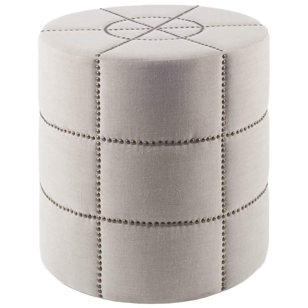 Mercana Beacon 19.7" x 19.7" x 20.8" Metal Ottoman
