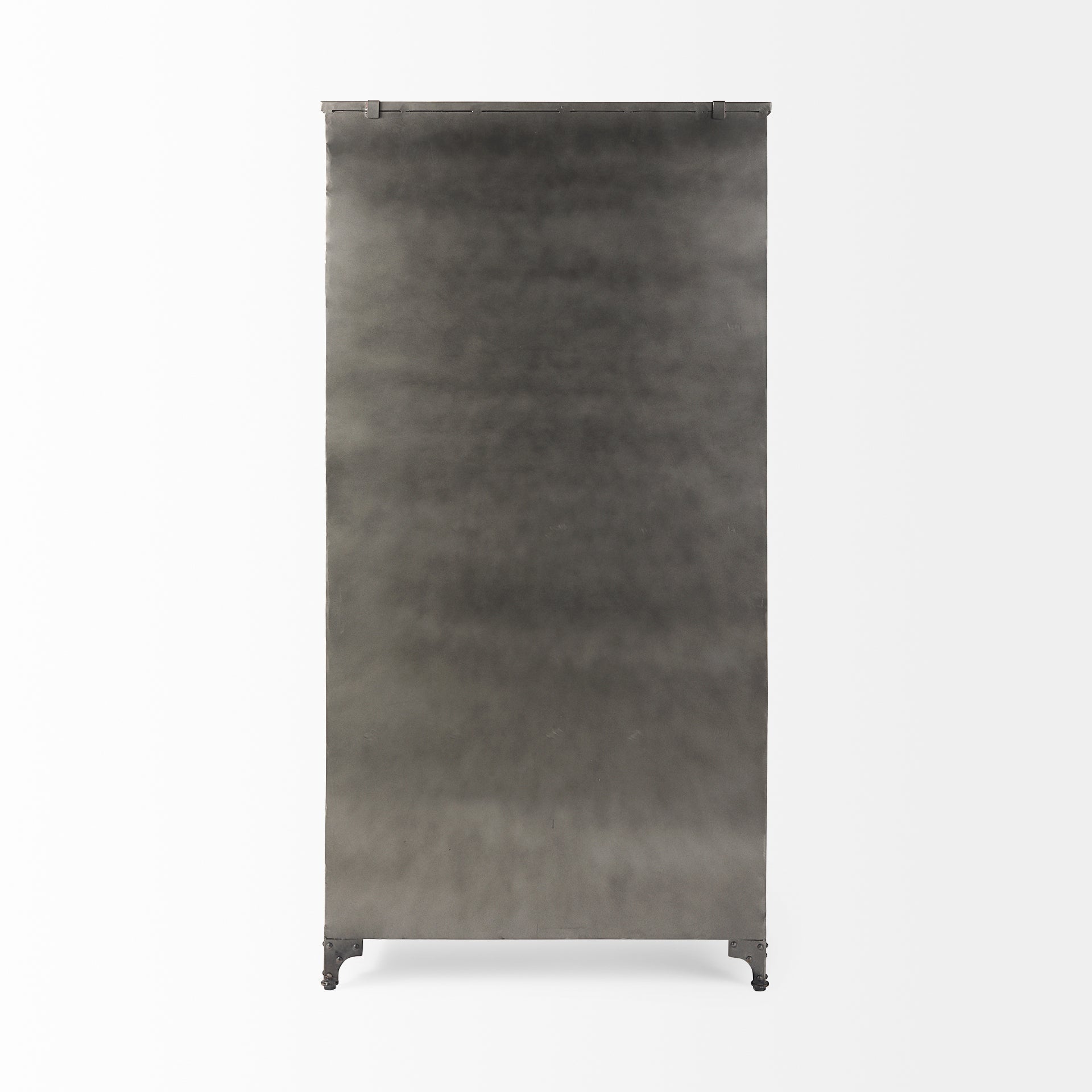 Mercana Poppy 37.8" x 15" x 74" Iron Display Cabinet