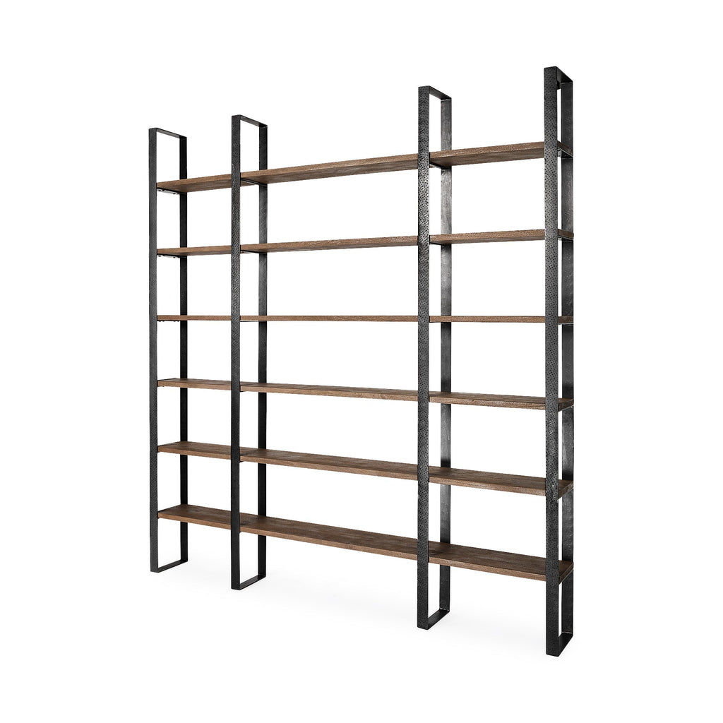 Mercana Taunton 10.5" x 80" x 90" Solid Wood Wall Shelf
