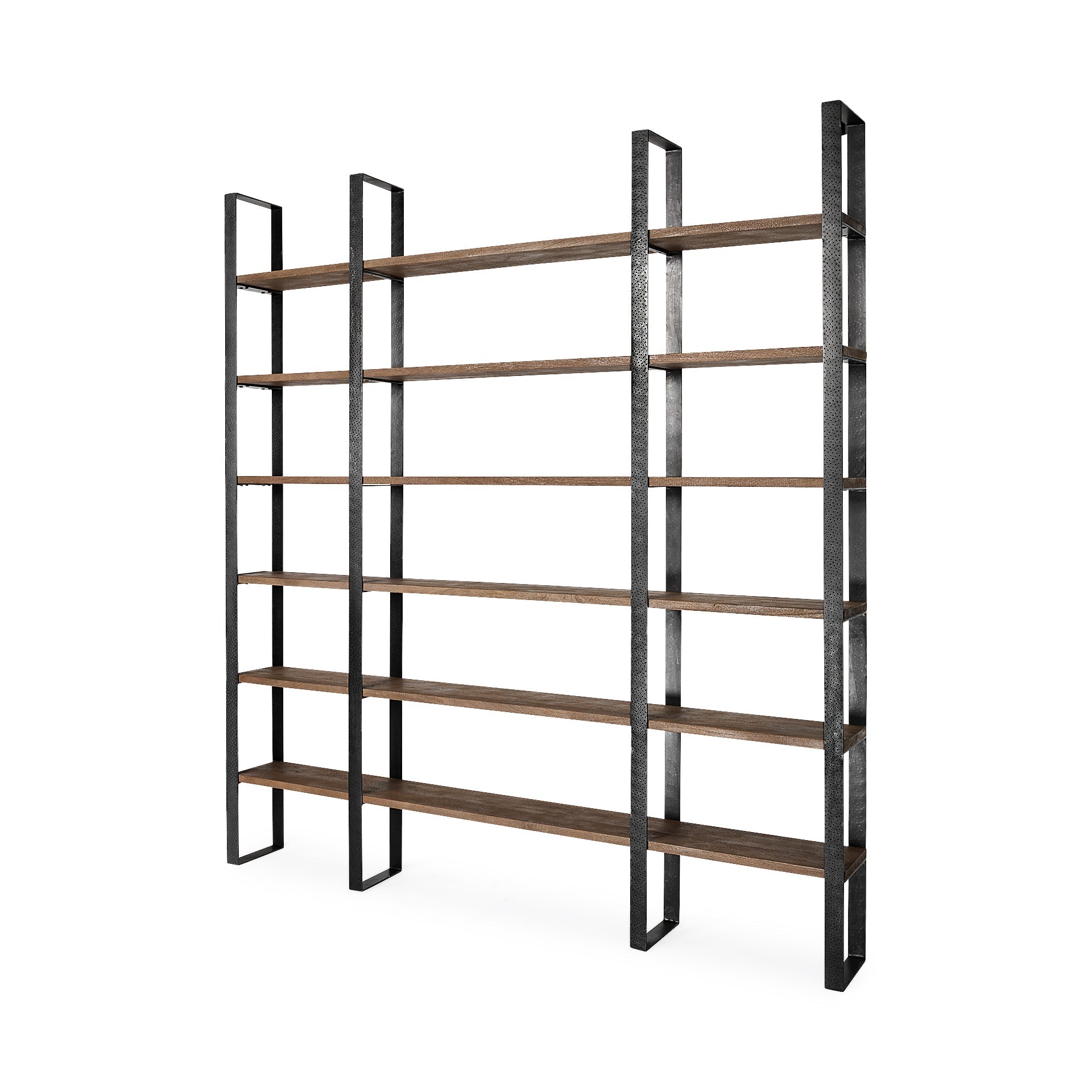 Mercana Taunton 10.5" x 80" x 90" Solid Wood Wall Shelf