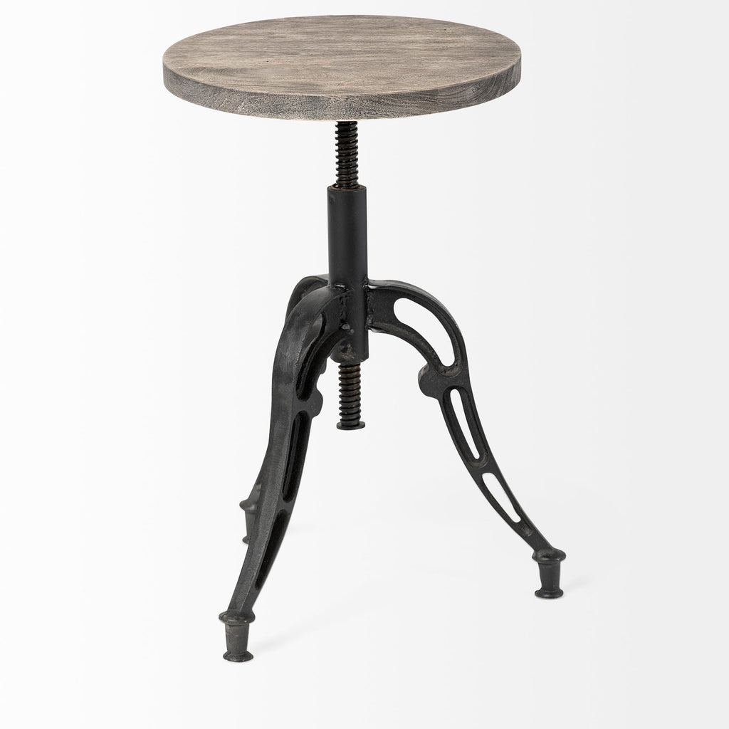 Mercana Emslie 15.8" x 15.8" x 25" Solid Wood Stool