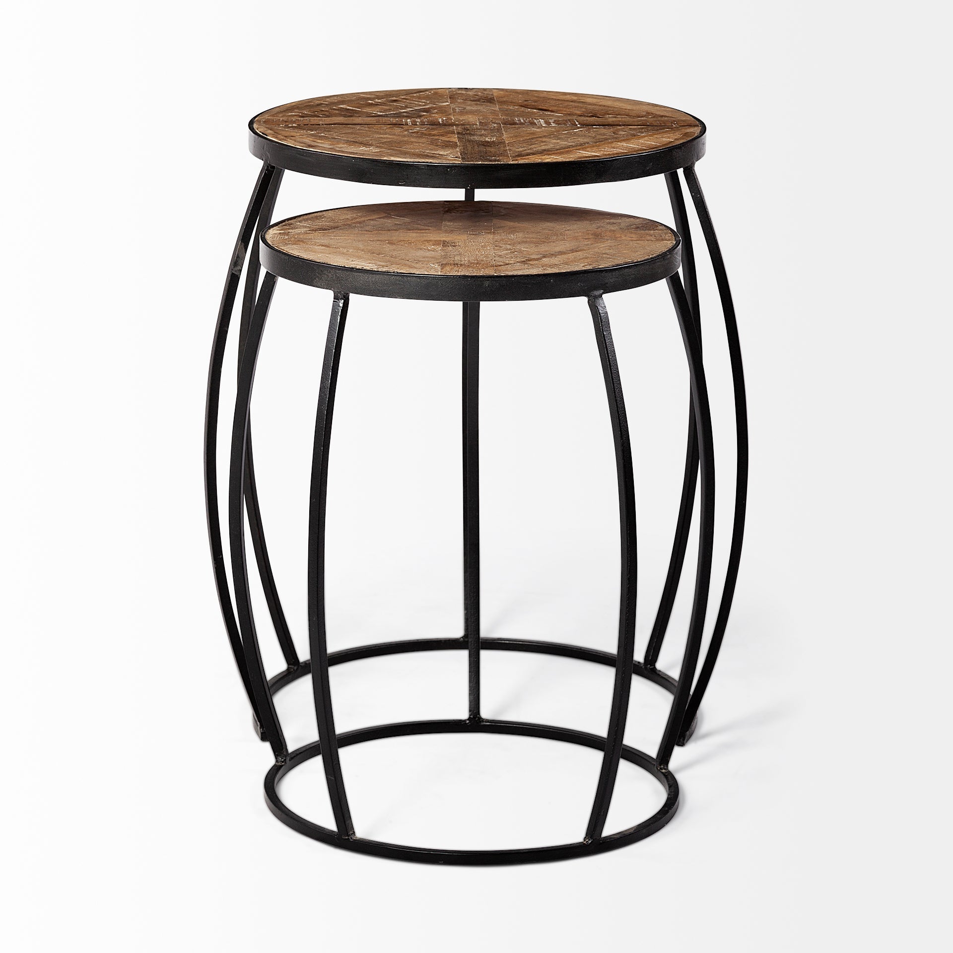 Mercana Clapp 23" x 21.5" x 26" Metal Side Table
