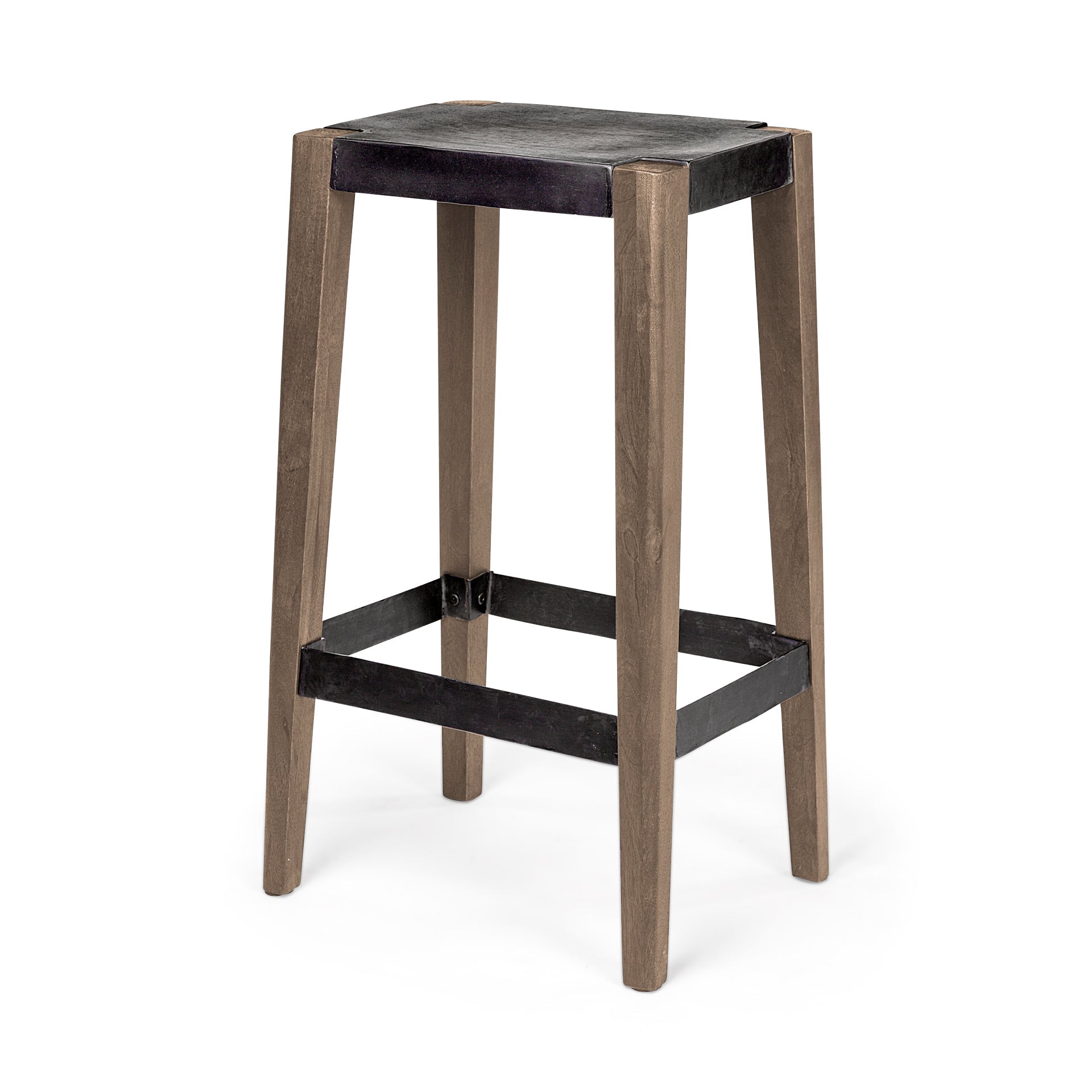 Mercana Nell 18" x 14" x 30" Solid Wood Stool