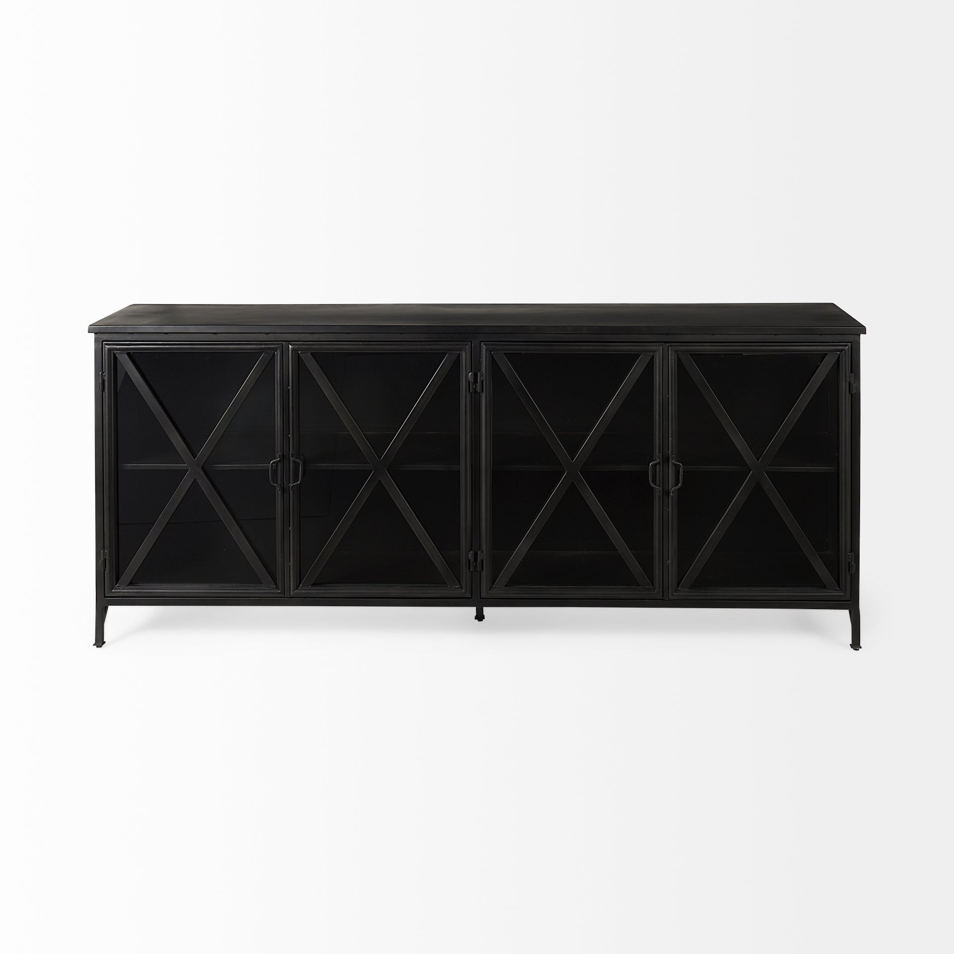 Mercana Poppy 79" x 16" x 33" Iron Sideboard