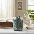 Mercana Pana 6.3" x 6.3" x 9.4" Metal Candle Holder