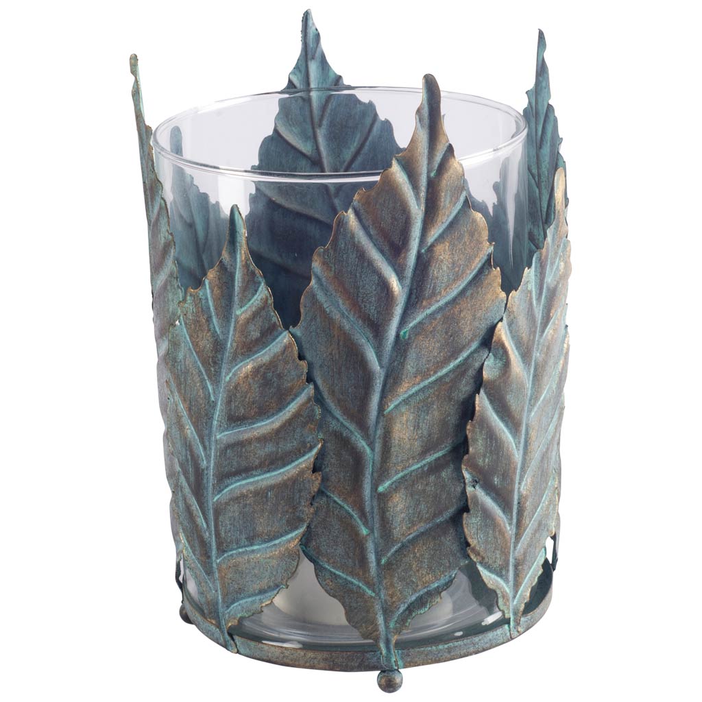 Mercana Pana 6.3" x 6.3" x 9.4" Metal Candle Holder