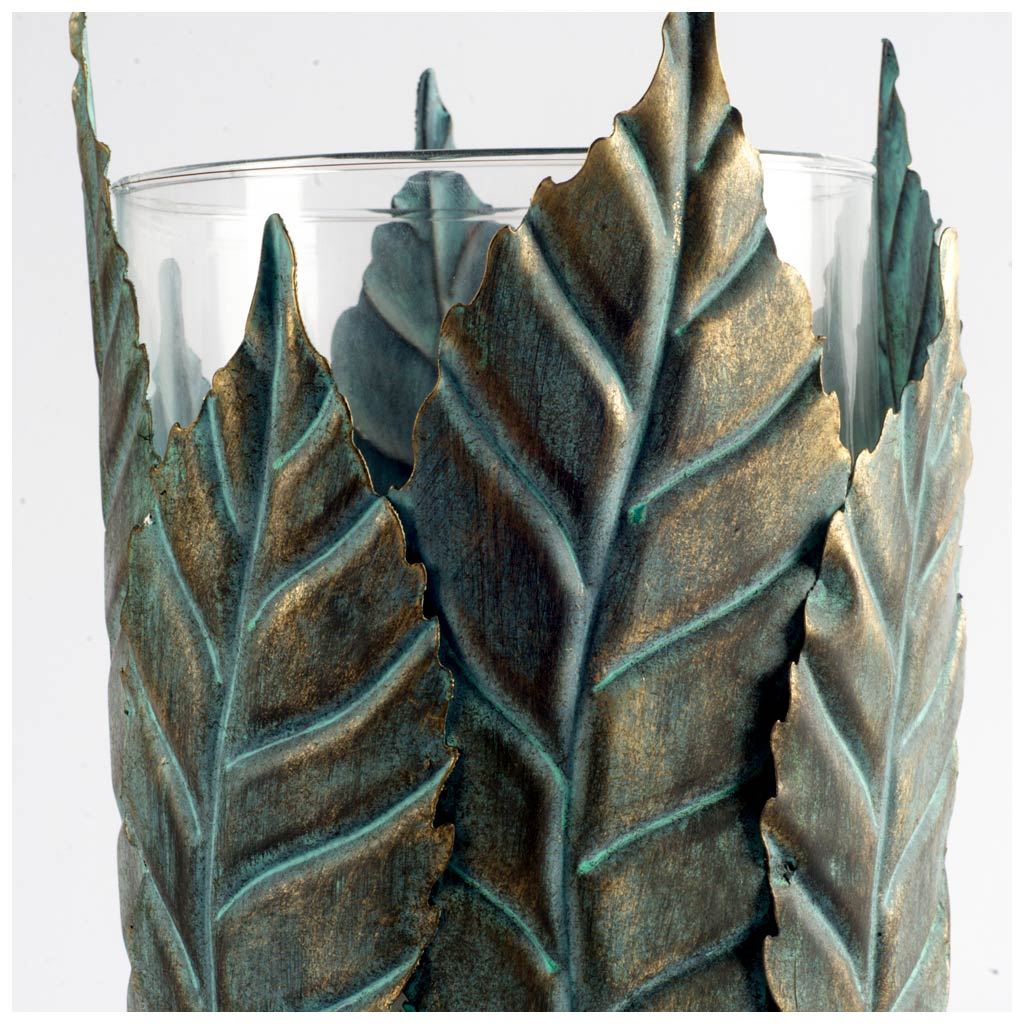 Mercana Pana 6.3" x 6.3" x 9.4" Metal Candle Holder