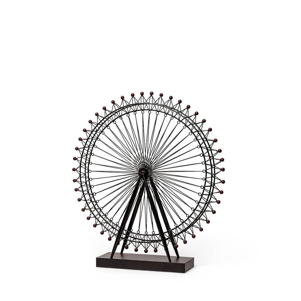 Mercana London 3" x 25" x 27" Metal Decorative Object