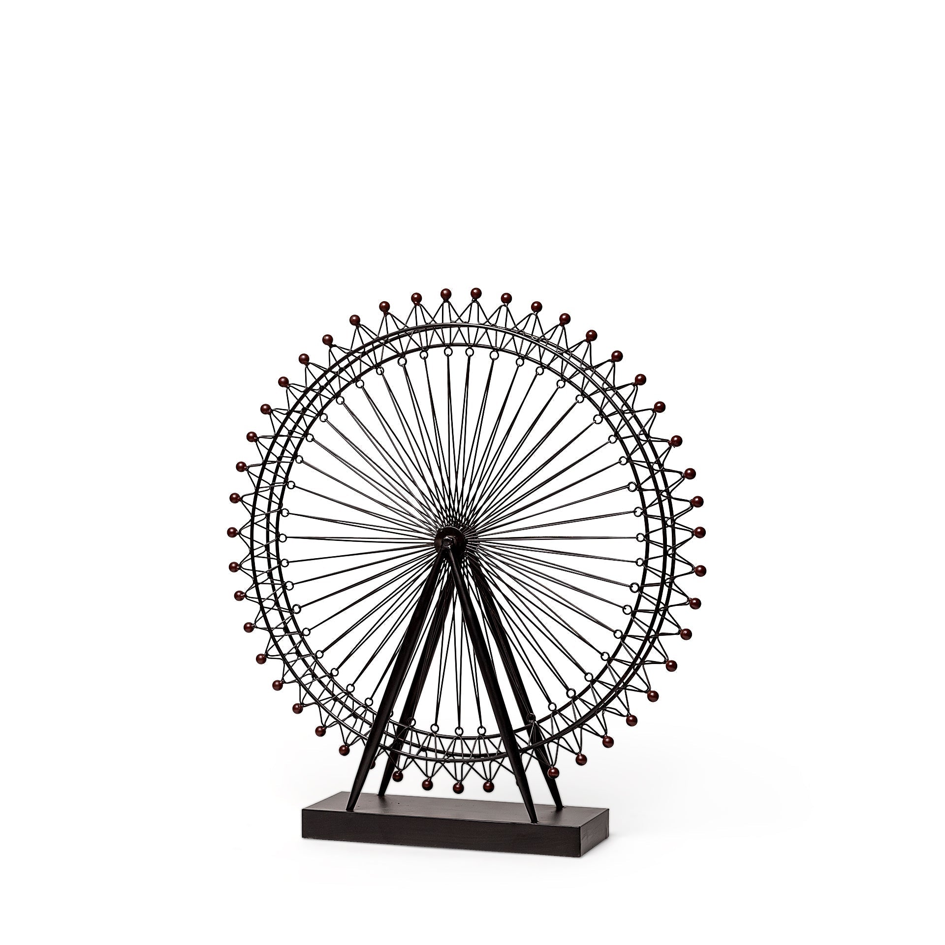 Mercana London 3" x 25" x 27" Metal Decorative Object