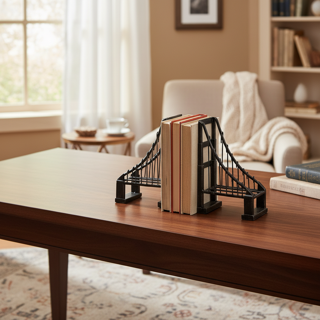 Mercana Suspension 19" x 3.9" x 10" Bookend