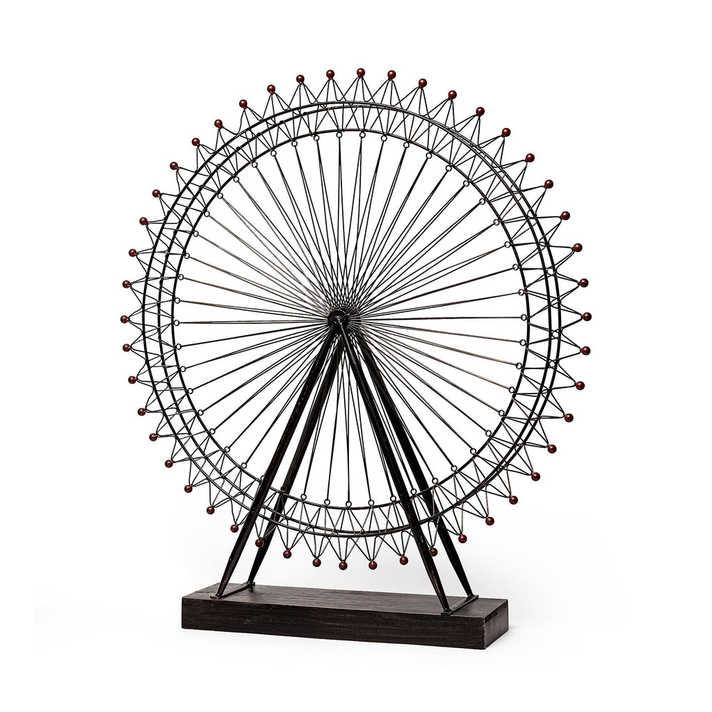 Mercana London 5" x 28.7" x 31.9" Metal Decorative Object