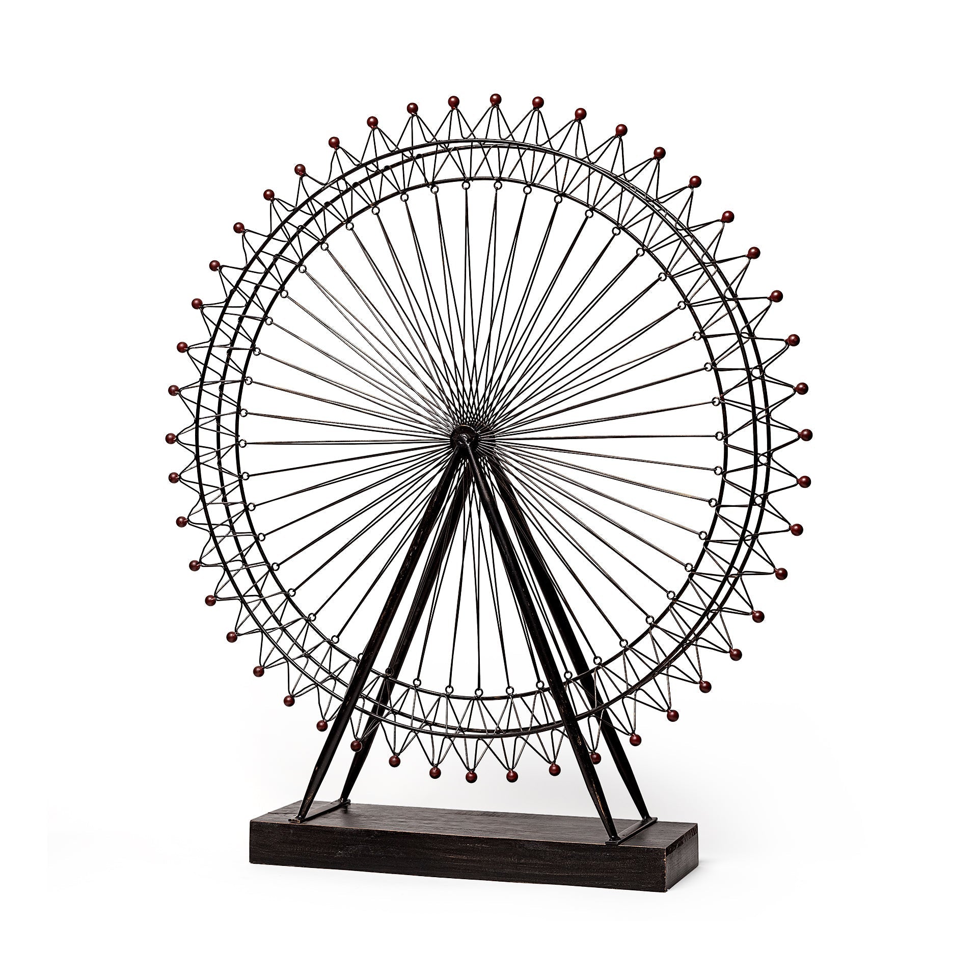 Mercana London 5" x 28.7" x 31.9" Metal Decorative Object