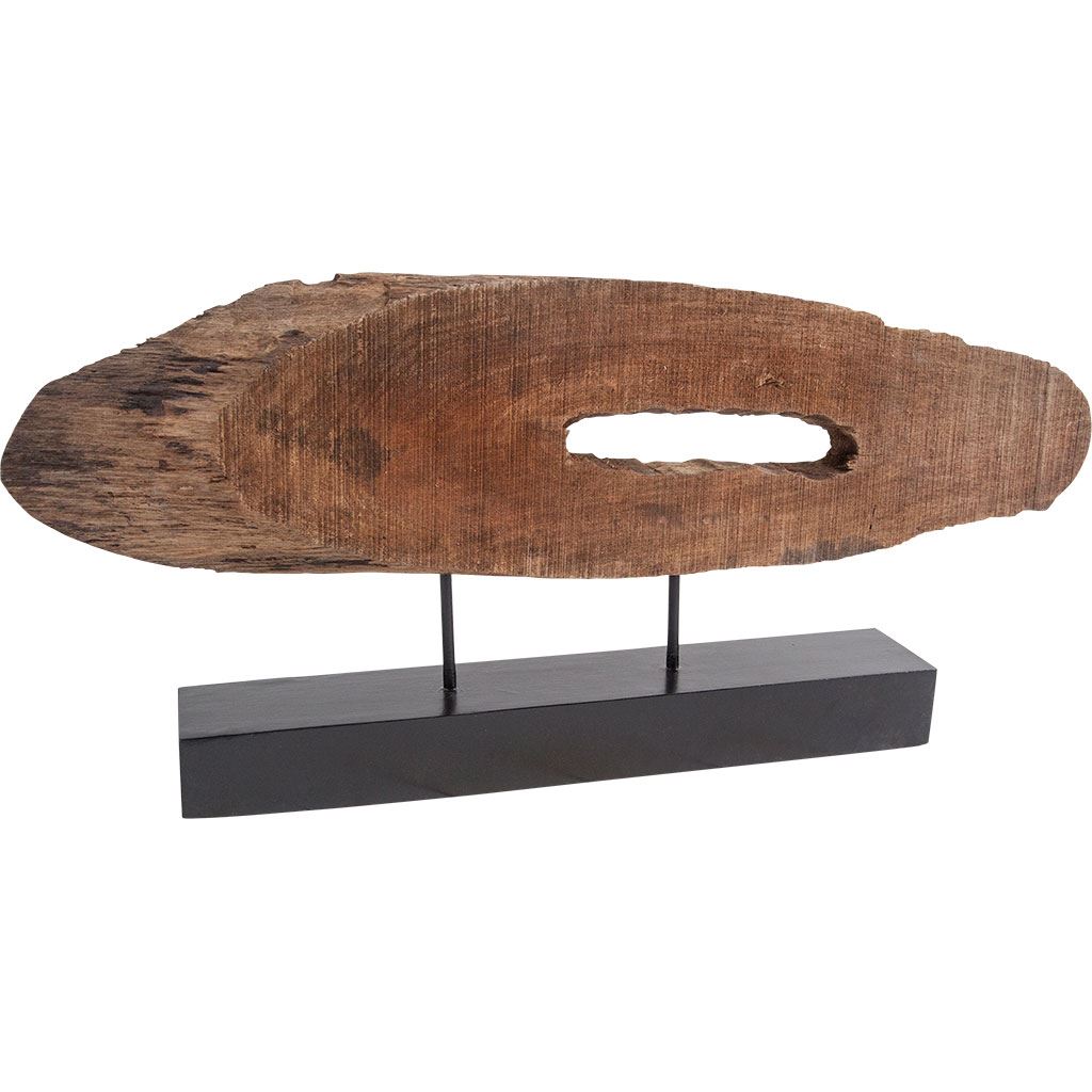 Mercana Ironwood 4.5" x 34" x 15.2" Solid Wood Decorative Object