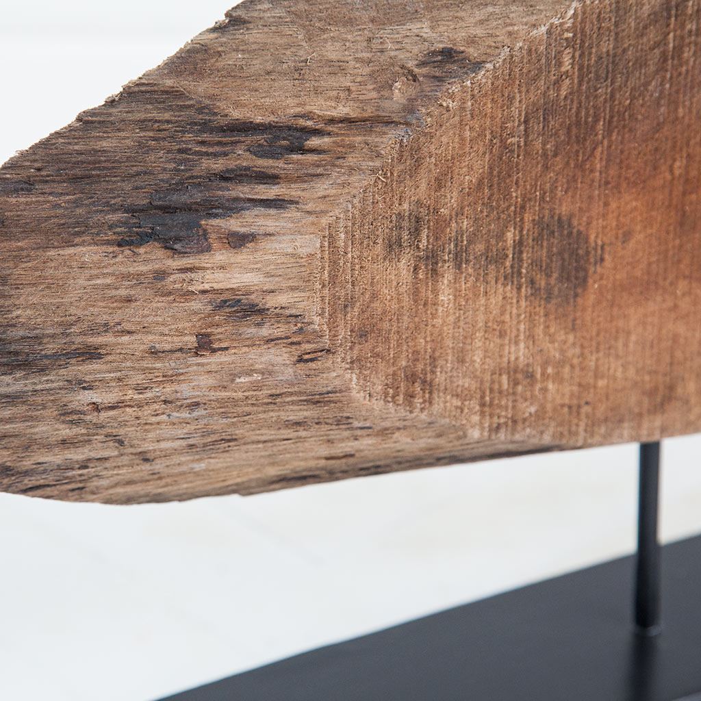 Mercana Ironwood 4.5" x 34" x 15.2" Solid Wood Decorative Object