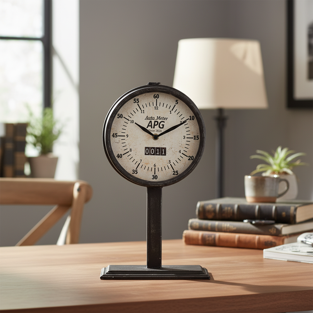 Mercana Attalack 9" x 5" x 16" Table Clock