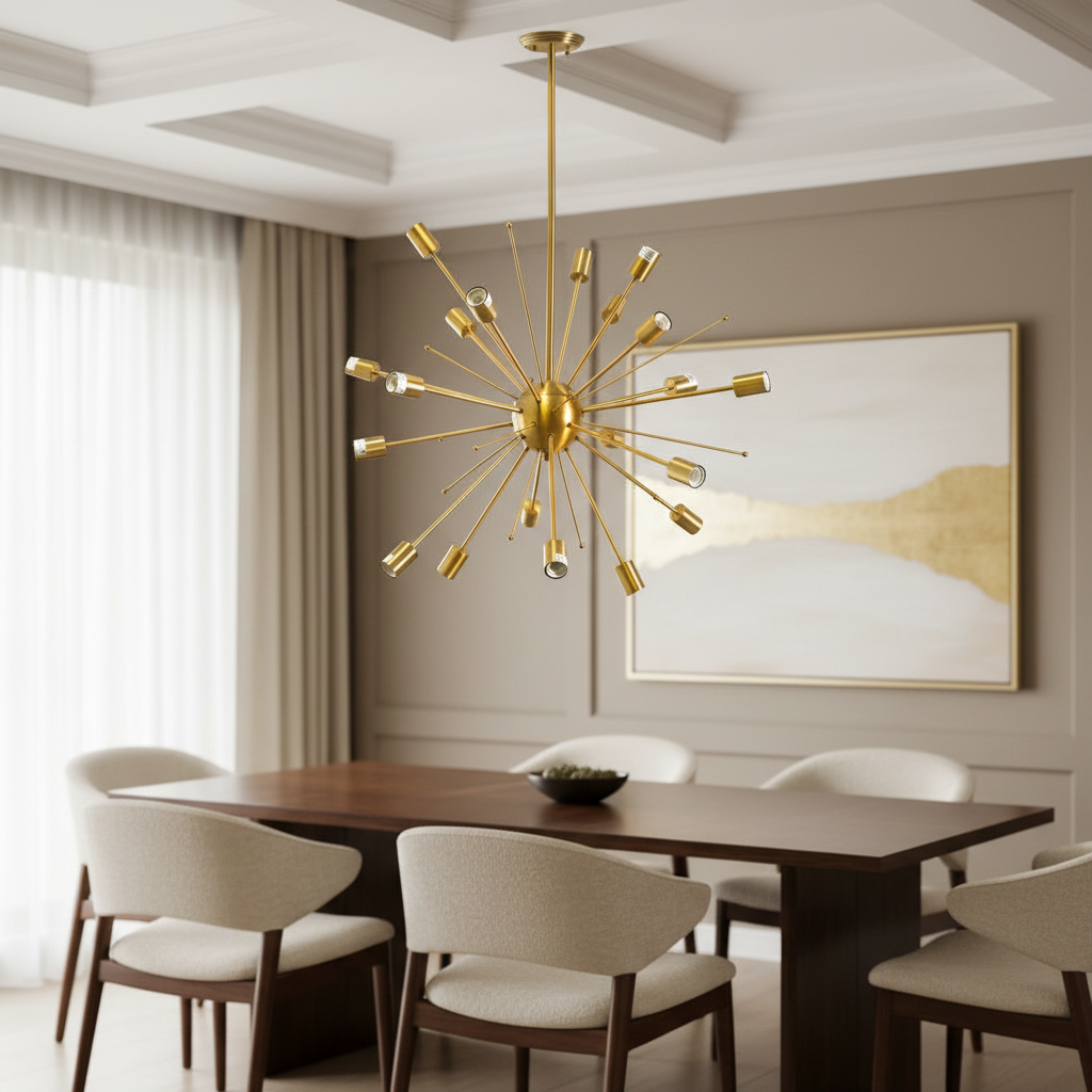 Mercana Edisonna 38" x 38" x 38" Chandelier