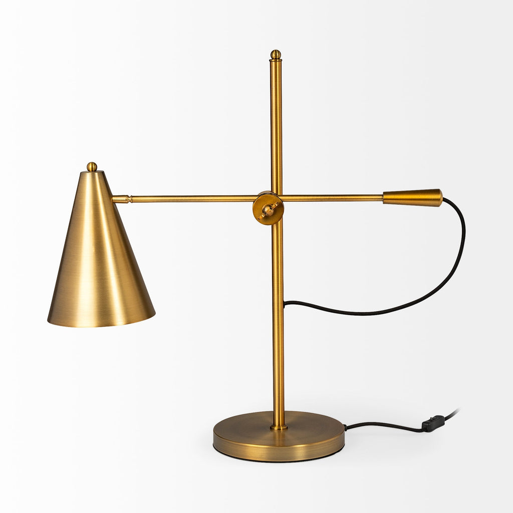Mercana Fragon 8.5" x 27" x 26" Metal Table Lamp