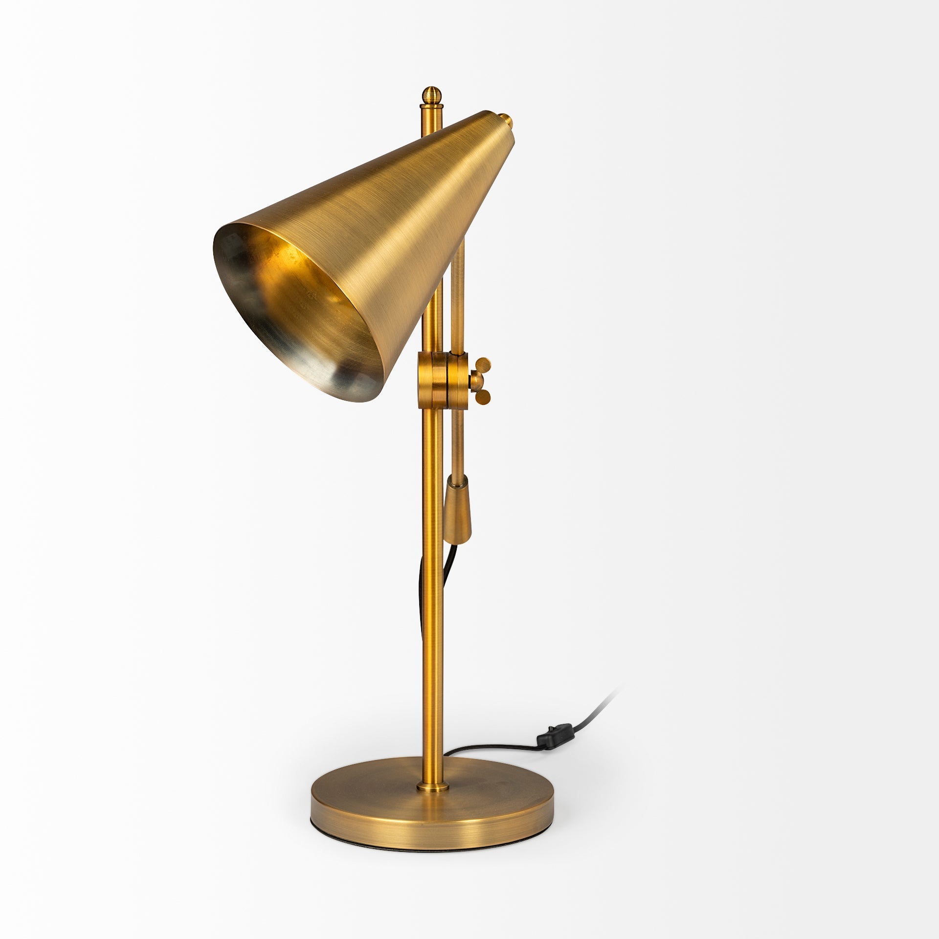 Mercana Fragon 8.5" x 27" x 26" Metal Table Lamp
