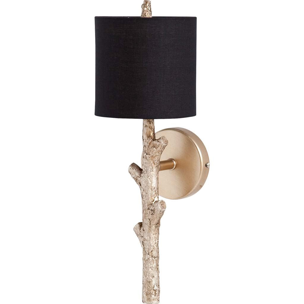 Mercana Sabinal 7" x 6.5" x 18" Fabric Wall Sconce