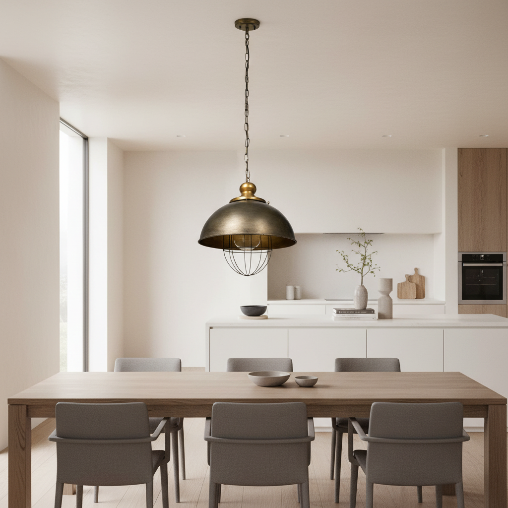 Mercana Dawson 16.3" x 16.3" x 17" Metal Pendant Lighting