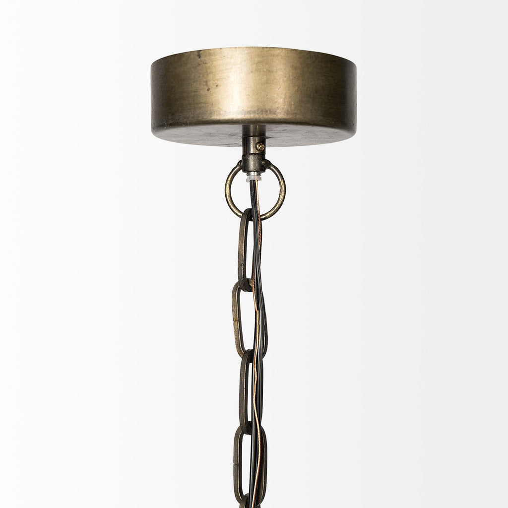 Mercana Dawson 16.3" x 16.3" x 17" Metal Pendant Lighting