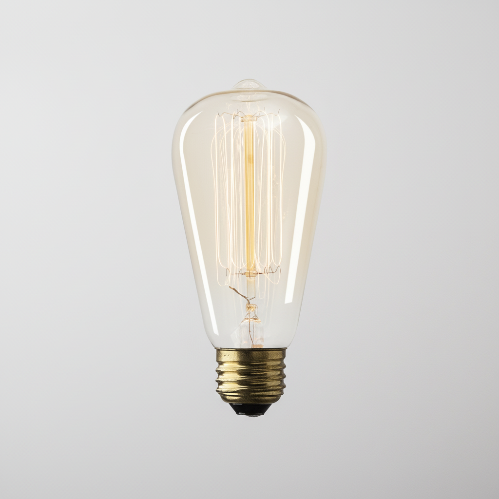 Mercana E26 2.5" x 2.5" x 5.3" Glass Bulb