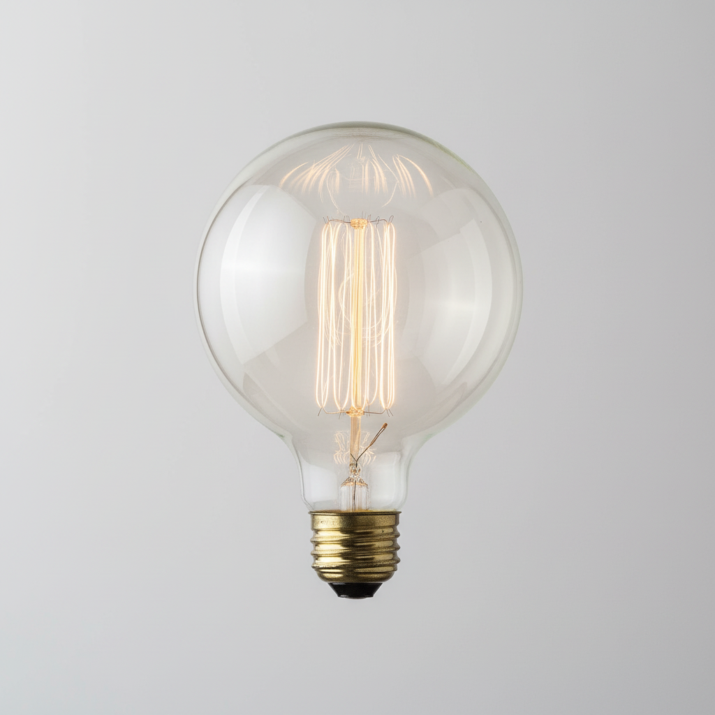 Mercana E26 4.7" x 4.7" x 5.5" Glass Bulb