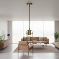 Mercana Hines 4" x 4" x 8" Metal Pendant Lighting