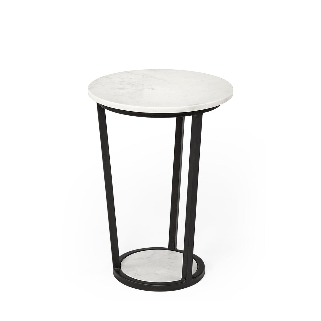 Mercana Bombola 15" x 15" x 21" Metal Side Table