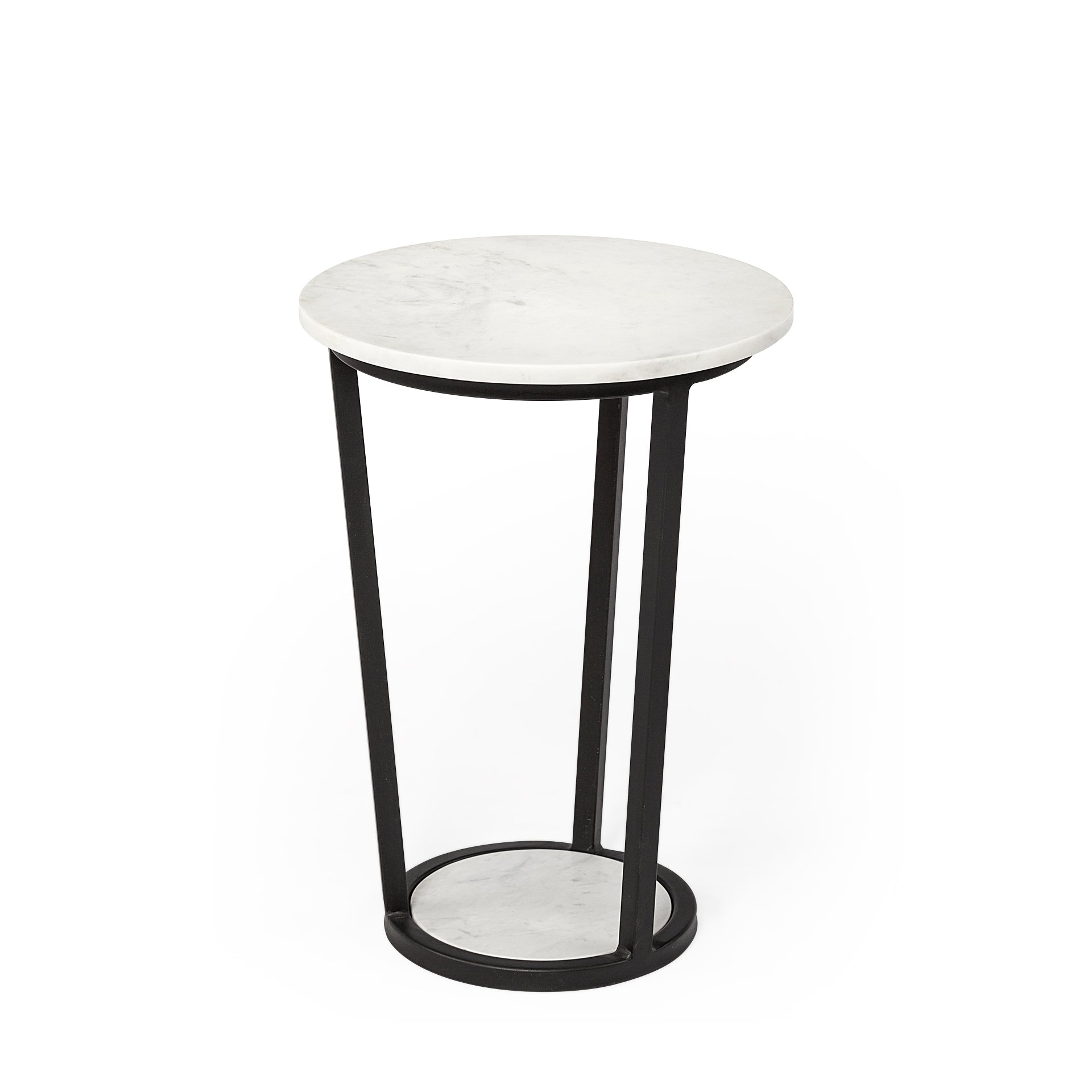 Mercana Bombola 15" x 15" x 21" Metal Side Table