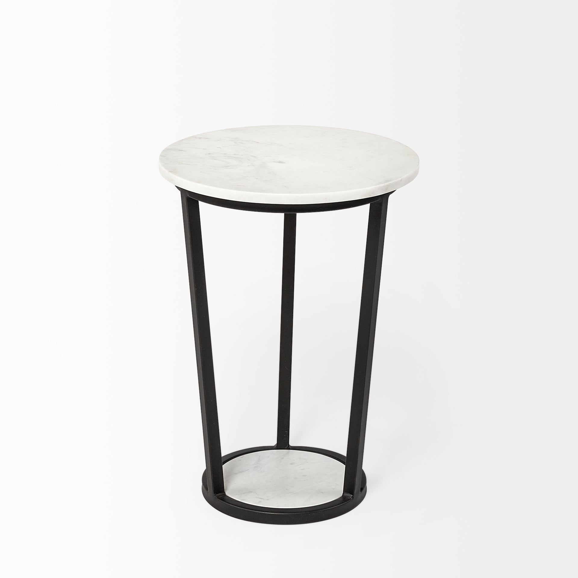 Mercana Bombola 15" x 15" x 21" Metal Side Table