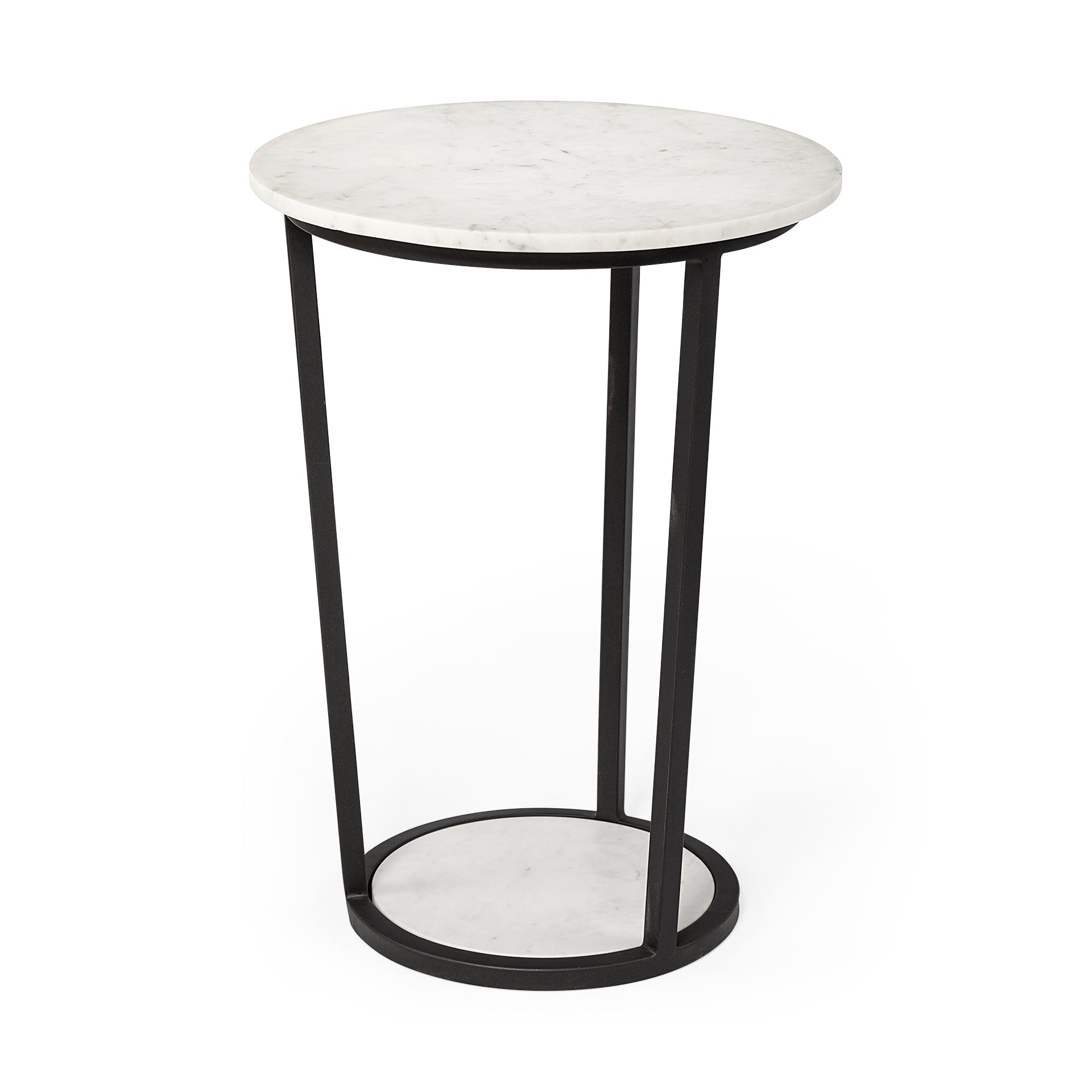 Mercana Bombola 18" x 18.1" x 25.2" Metal Side Table
