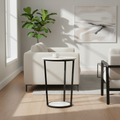Mercana Bombola 18" x 18.1" x 25.2" Metal Side Table
