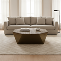 Mercana Esagono 48" x 48" x 15" Coffee Table