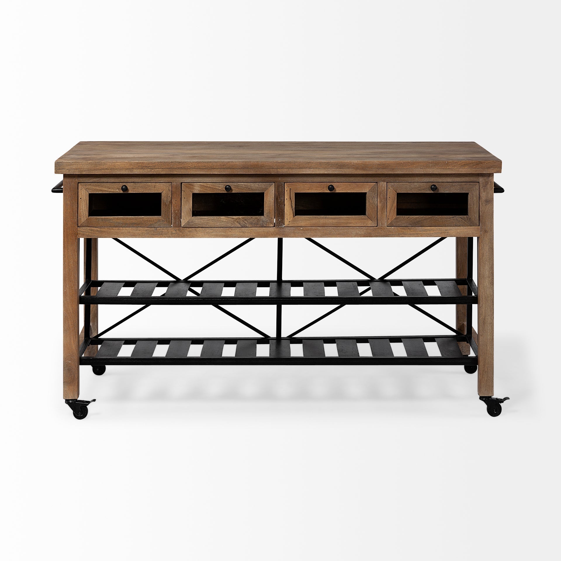 Mercana Stuart 28" x 63" x 34.8" Kitchen Island