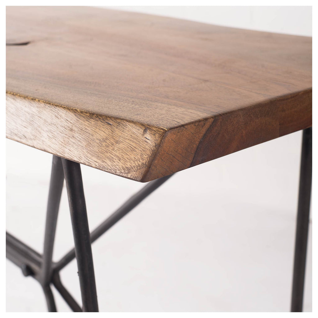 Mercana Papillion 66" x 17" x 29" Solid Wood Console Table
