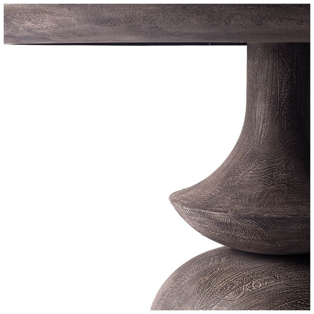 Mercana Crossman 60" x 60" x 30" Solid Wood Dining Table