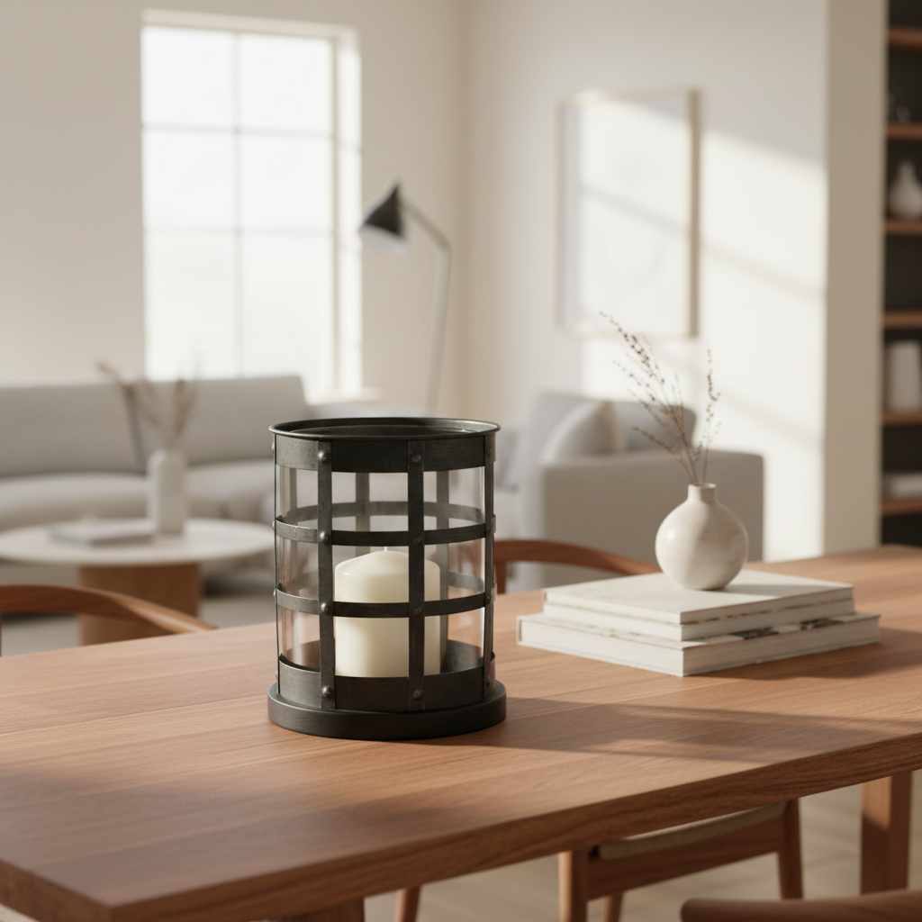 Mercana Oliver 7" x 7.1" x 8.5" Candle Holder