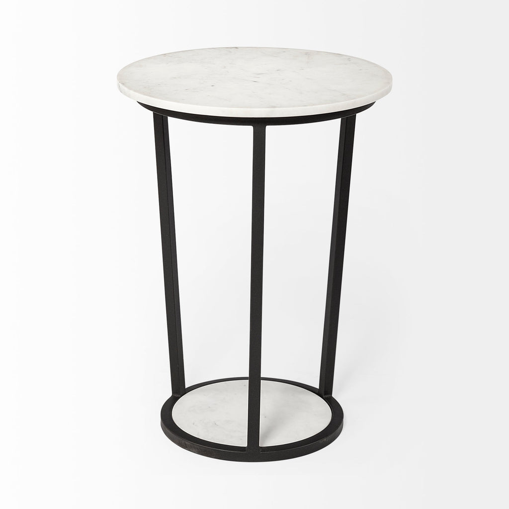 Mercana Bombola 18" x 18.1" x 25.2" Metal Side Table