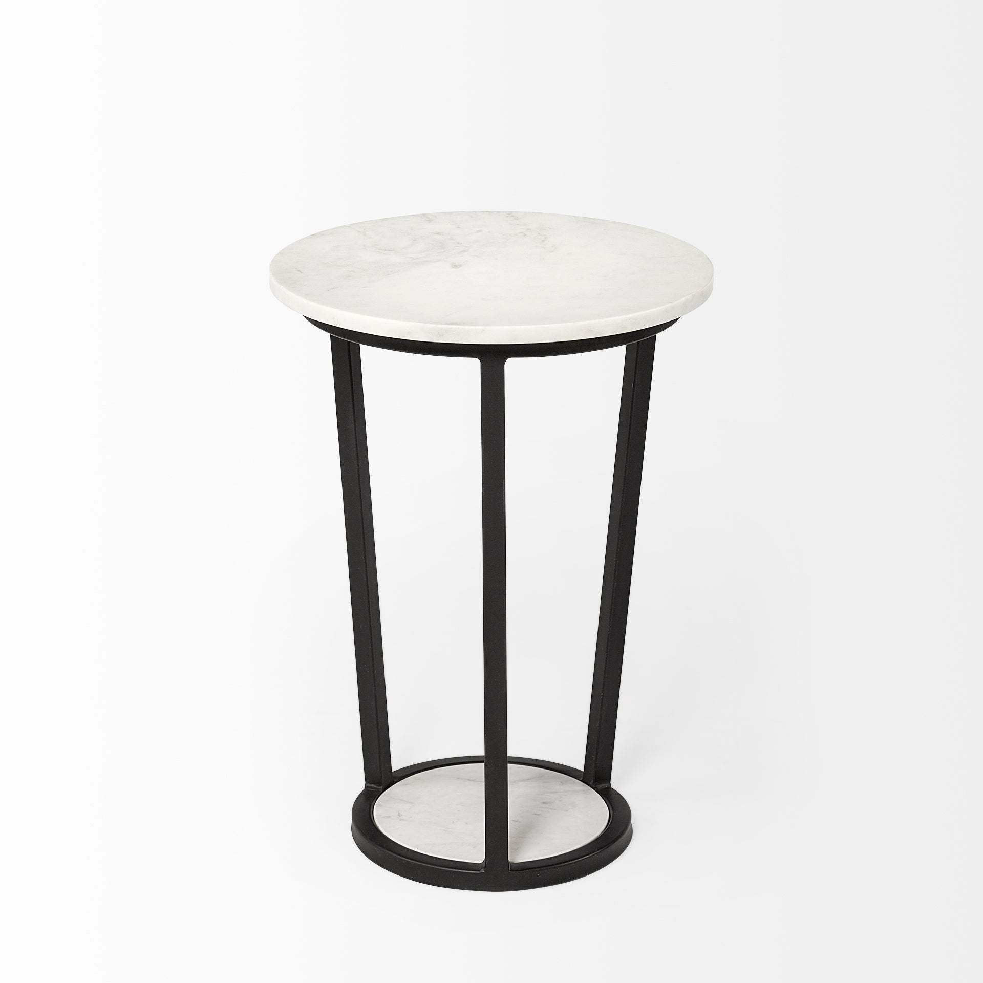 Mercana Bombola 15" x 15" x 21" Metal Side Table