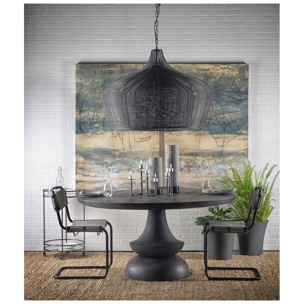Mercana Crossman 60" x 60" x 30" Solid Wood Dining Table