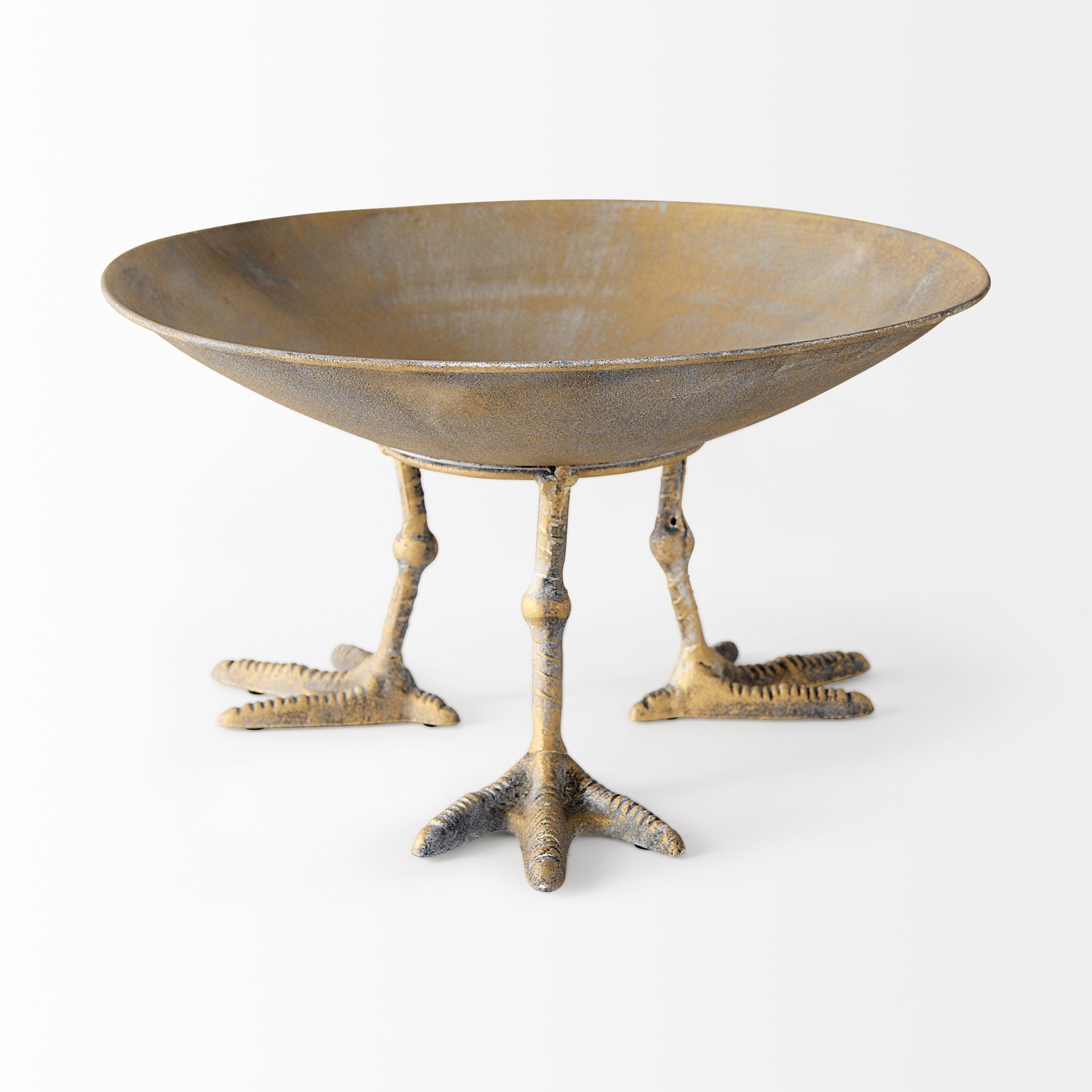 Mercana Chadwick 12.8" x 12.8" x 7" Metal Bowl