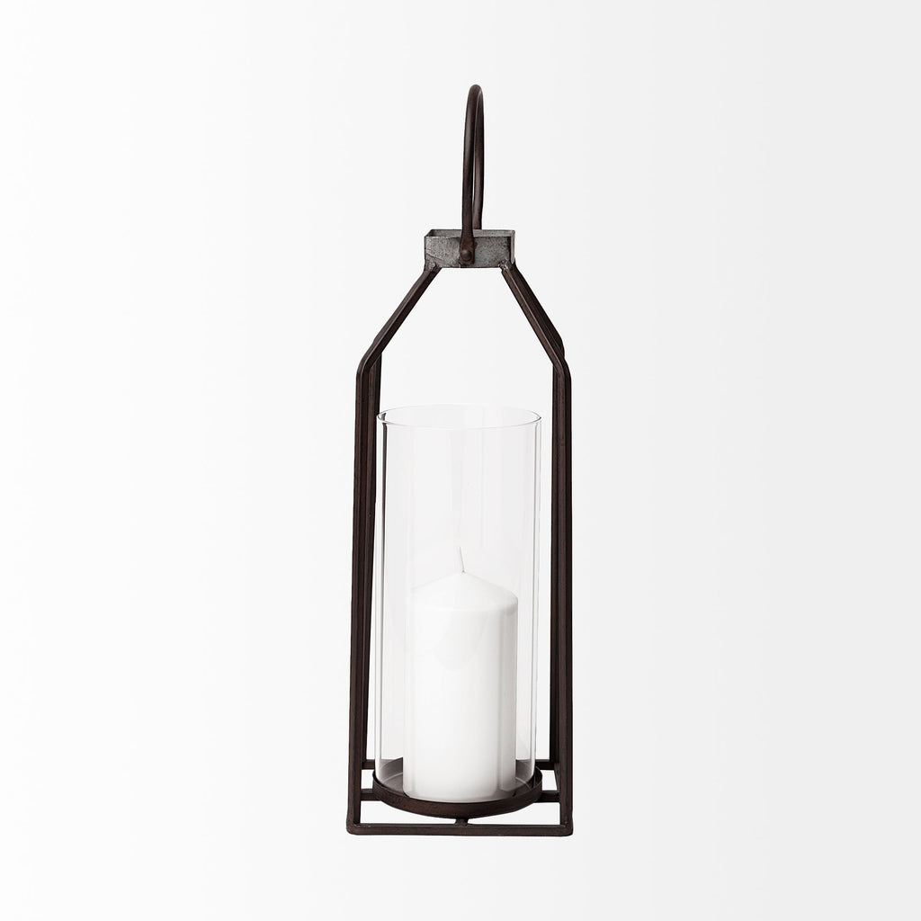 Mercana Kingston 5.5" x 5.5" x 18.9" Metal Candle Holder