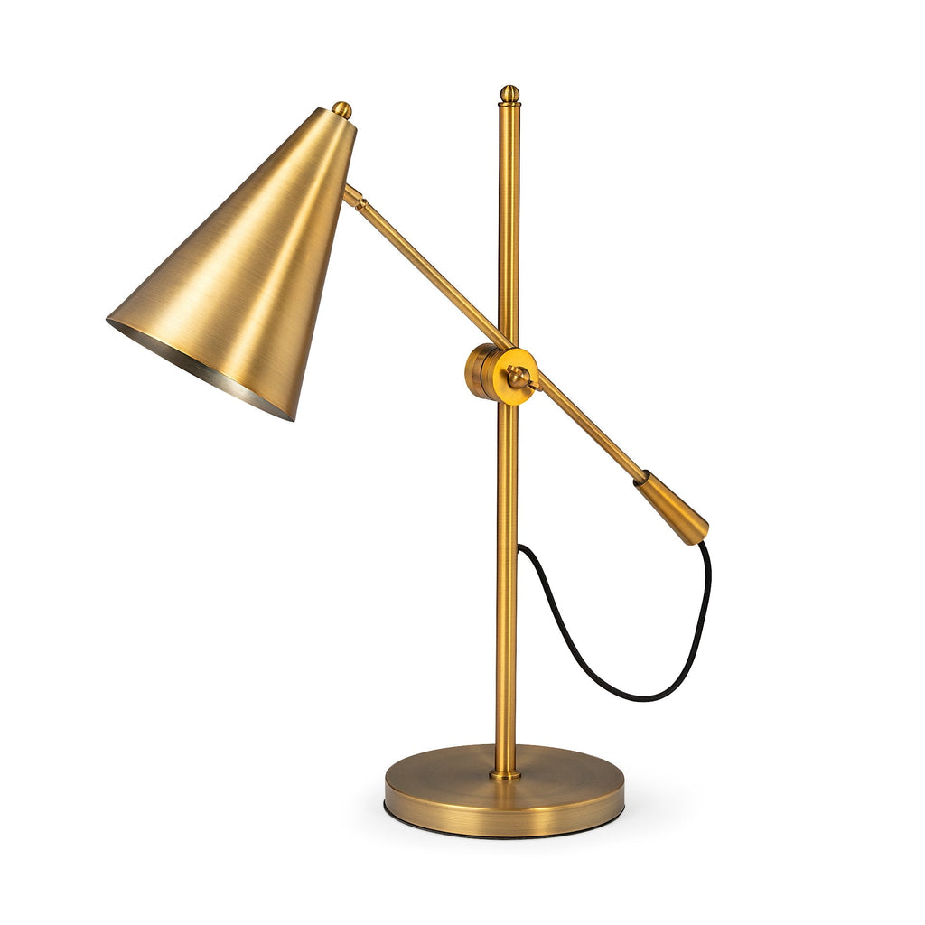 Mercana Fragon 8.5" x 27" x 26" Metal Table Lamp