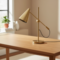 Mercana Fragon 8.5" x 27" x 26" Metal Table Lamp
